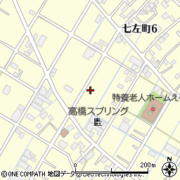 埼玉県越谷市七左町6丁目233周辺の地図