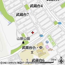 埼玉県日高市武蔵台7丁目18周辺の地図