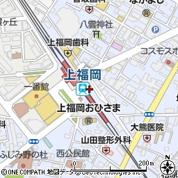 松屋 上福岡店周辺の地図