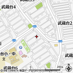 埼玉県日高市武蔵台5丁目3-15周辺の地図