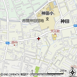 ファミリーマートさいたま神田店周辺の地図