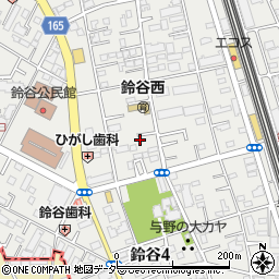 埼玉県さいたま市中央区鈴谷7丁目3-34周辺の地図