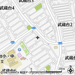 埼玉県日高市武蔵台5丁目3-16周辺の地図