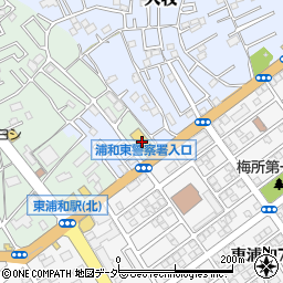 オートバックス・東浦和店周辺の地図