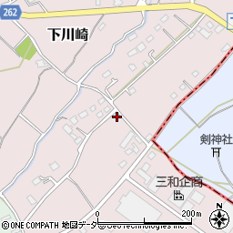 埼玉県飯能市下川崎142周辺の地図