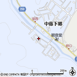 埼玉県飯能市中藤下郷706周辺の地図