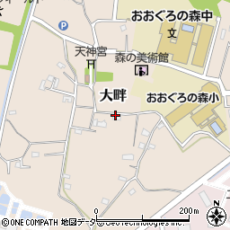 千葉県流山市大畔332周辺の地図