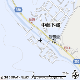 埼玉県飯能市中藤下郷705-5周辺の地図