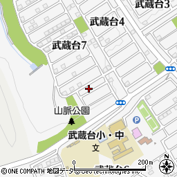 埼玉県日高市武蔵台7丁目17-5周辺の地図