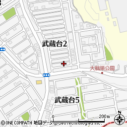 埼玉県日高市武蔵台2丁目16-12周辺の地図