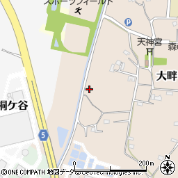 千葉県流山市大畔243周辺の地図