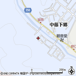 埼玉県飯能市中藤下郷698-11周辺の地図