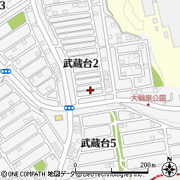 埼玉県日高市武蔵台2丁目16周辺の地図