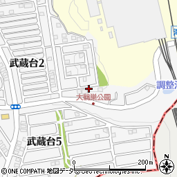 埼玉県日高市武蔵台2丁目27周辺の地図