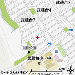 埼玉県日高市武蔵台7丁目17周辺の地図