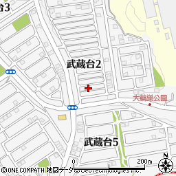 埼玉県日高市武蔵台2丁目16-3周辺の地図