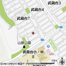 埼玉県日高市武蔵台7丁目17-3周辺の地図