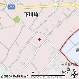 埼玉県飯能市下川崎144周辺の地図