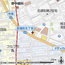 ＴＳＵＴＡＹＡ１７号北浦和店周辺の地図