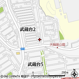 埼玉県日高市武蔵台2丁目18-9周辺の地図