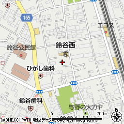 埼玉県さいたま市中央区鈴谷7丁目3-33周辺の地図