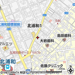 アオヤギ・コンタクトレンズ　北浦和店周辺の地図