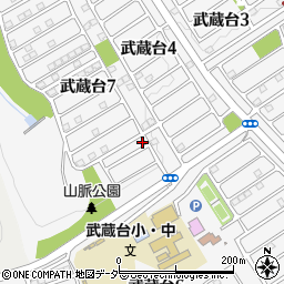 埼玉県日高市武蔵台7丁目17-1周辺の地図