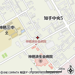 株式会社知手興産周辺の地図