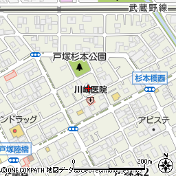 ワークショップ戸塚東周辺の地図