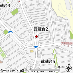 埼玉県日高市武蔵台2丁目12-8周辺の地図