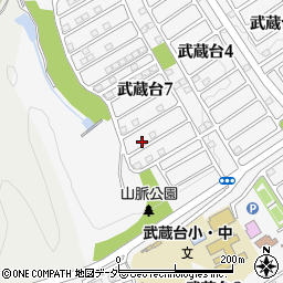 埼玉県日高市武蔵台7丁目14-8周辺の地図