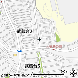 埼玉県日高市武蔵台2丁目26周辺の地図
