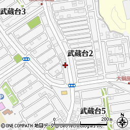 埼玉県日高市武蔵台3丁目29-16周辺の地図