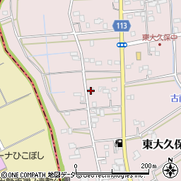 埼玉県富士見市東大久保381周辺の地図