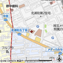 埼玉県障害者雇用サポートセンター周辺の地図