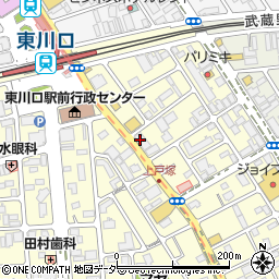 ピザハット　東川口店周辺の地図