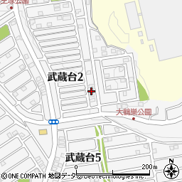 埼玉県日高市武蔵台2丁目18-7周辺の地図