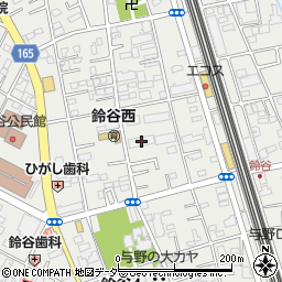 埼玉県さいたま市中央区鈴谷7丁目2-18周辺の地図