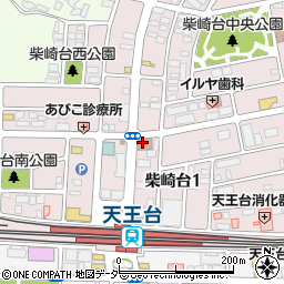 我孫子市天王台行政サービスセンター周辺の地図