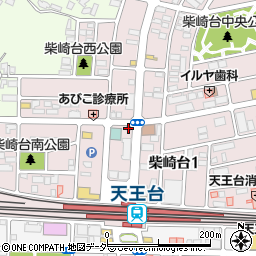 我孫子警察署天王台交番周辺の地図