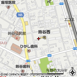 埼玉県さいたま市中央区鈴谷7丁目3-17周辺の地図