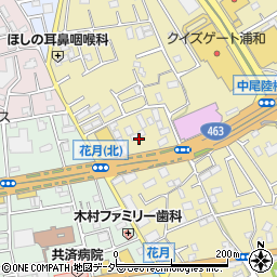 パナソニックホームズ株式会社　浦和展示場周辺の地図