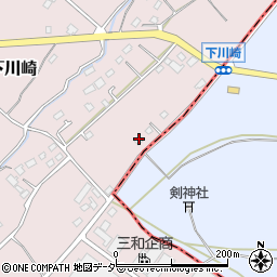 埼玉県飯能市下川崎130周辺の地図