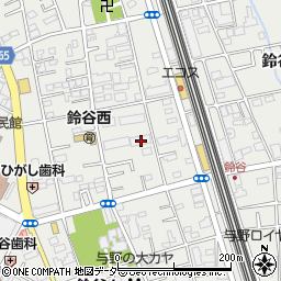 埼玉県さいたま市中央区鈴谷7丁目2-21周辺の地図