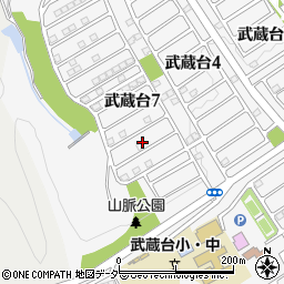 埼玉県日高市武蔵台7丁目14周辺の地図