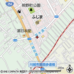 埼玉県川越市熊野町18-10周辺の地図