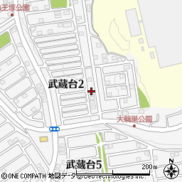 埼玉県日高市武蔵台2丁目18周辺の地図