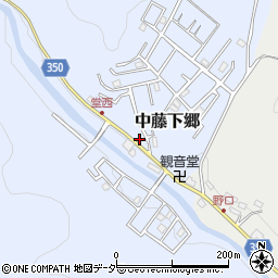 埼玉県飯能市中藤下郷10-3周辺の地図