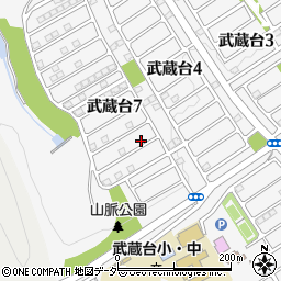 埼玉県日高市武蔵台7丁目14-3周辺の地図