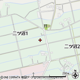 埼玉県吉川市二ツ沼周辺の地図